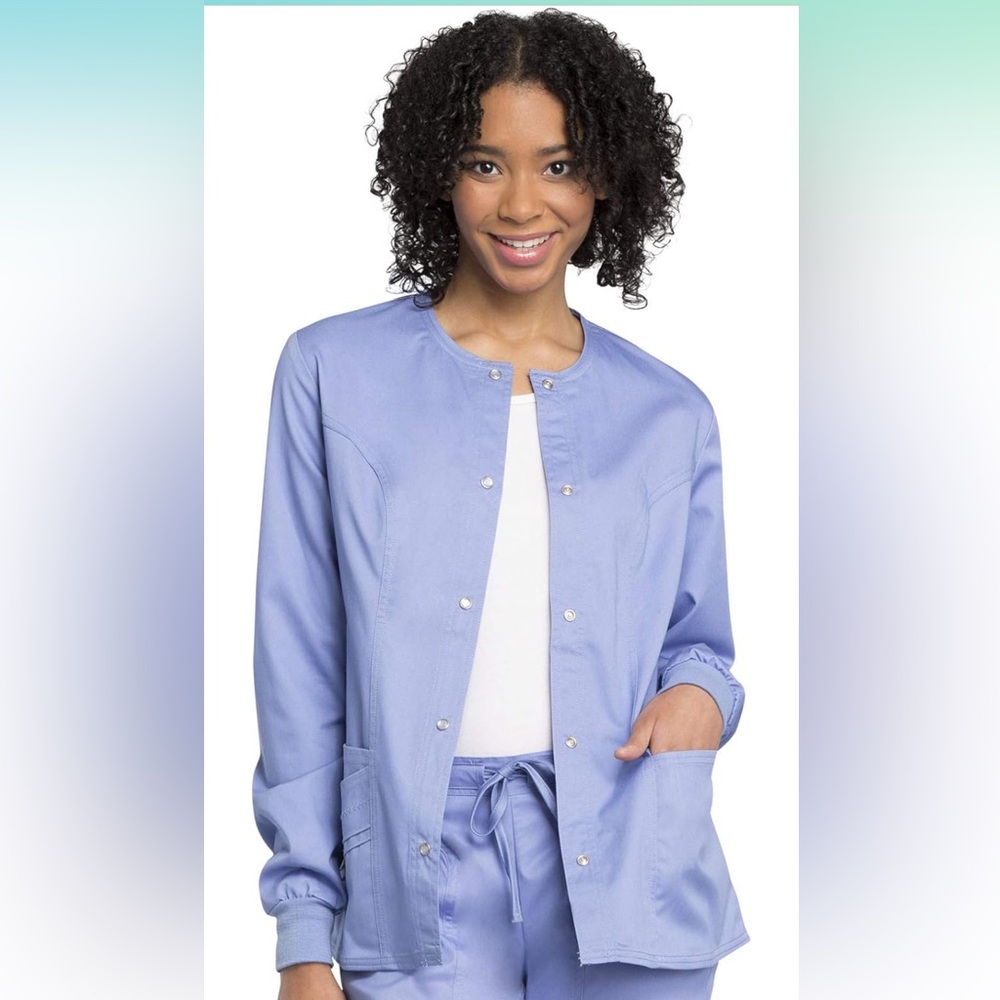 Cherokee Luxe scrub jacket, NWOT.
